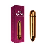 Gold Bullet Vibrator with 10 Functions for Precise Stimulation