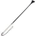 Bedazzled Diamante Faux Leather Riding Crop - 26 Inch