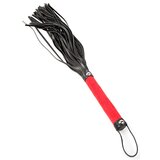 Red Velvet & Leatherette Flogger