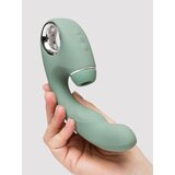 Lovehoney Dual Embrace Pulsing Clitoral Suction Dual Stimulator - Green