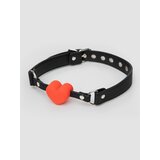 Bondage Boutique Heart Ball Gag  - Black