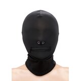 Hustler's Taboo Zippered Mouth Hood - Black